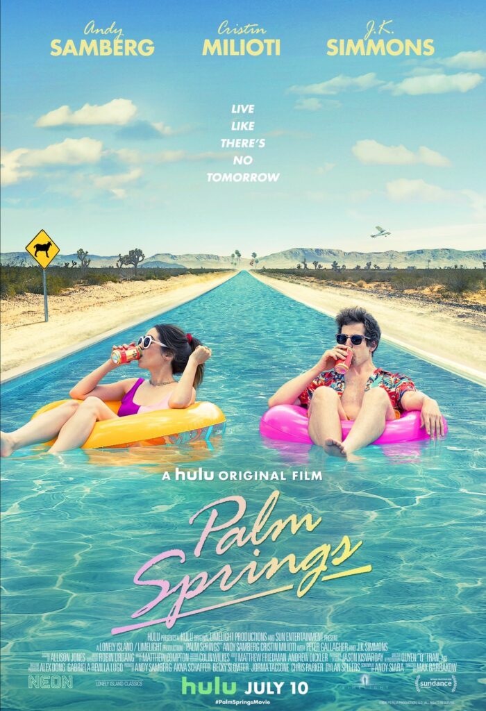 Filmes para ver com a namorada - póster do filme "Palm Springs"