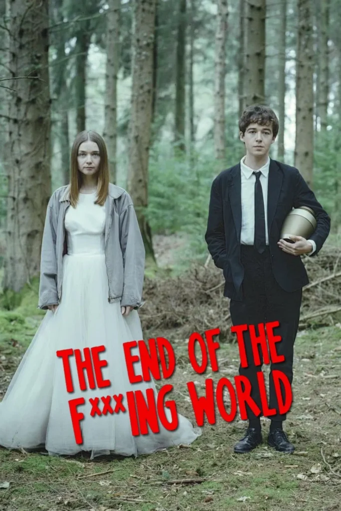 Séries curtas e boas Netflix - póster da série "The End of the F***ing World"